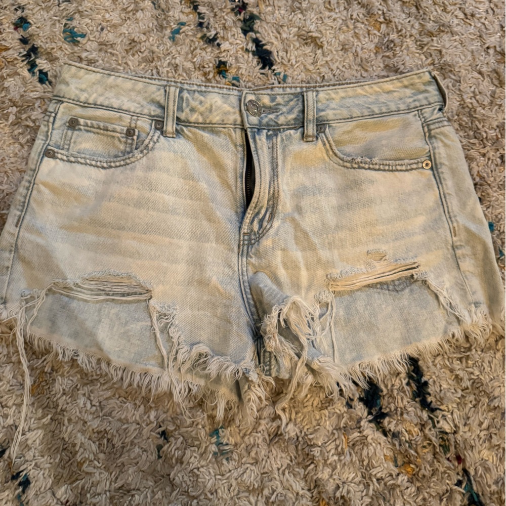 American Eagle Outfitters Light Blue Denim Shorts